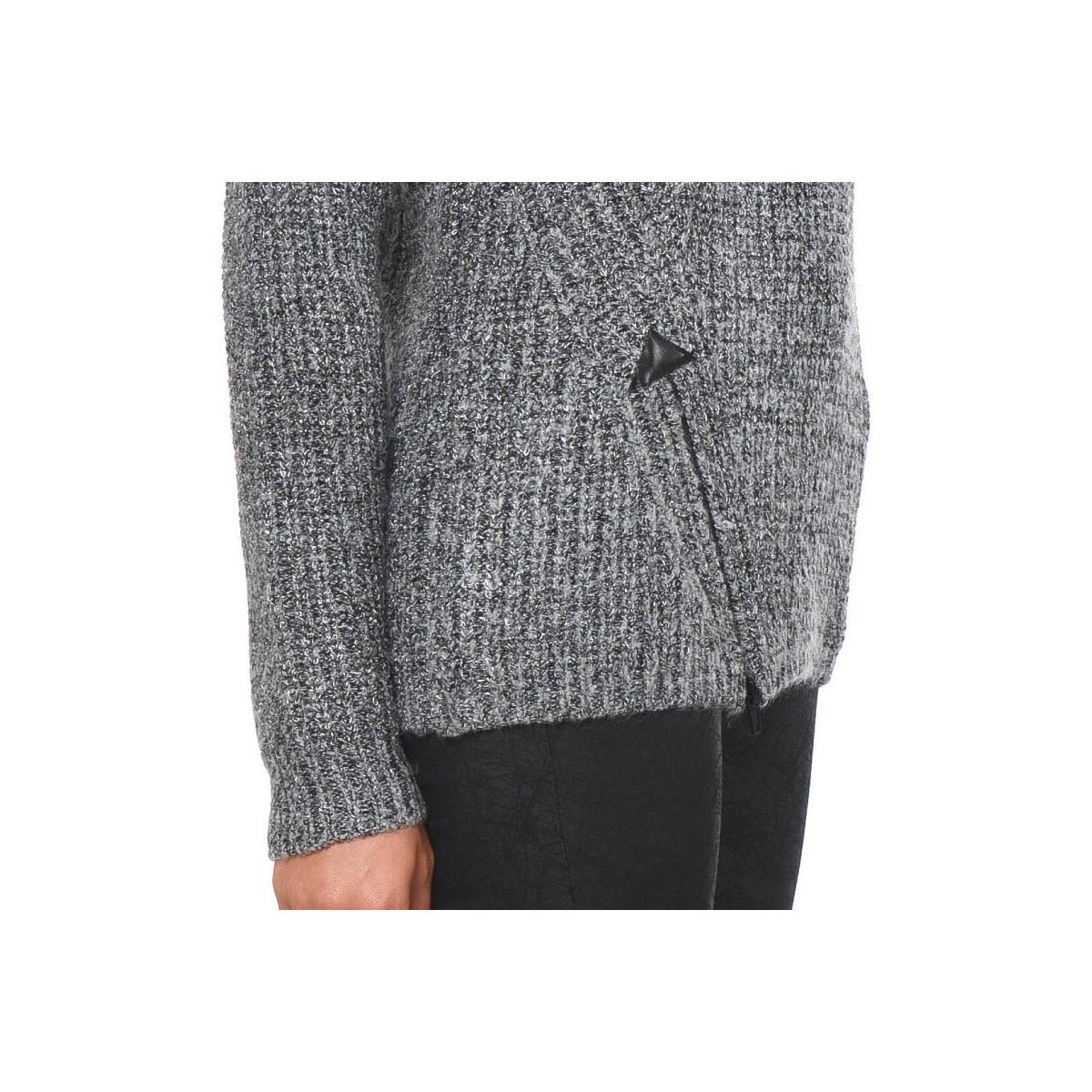 Pull Kaporal Femme Gris Métallisé Taille S (36) - Neuf Avec étiquettes
