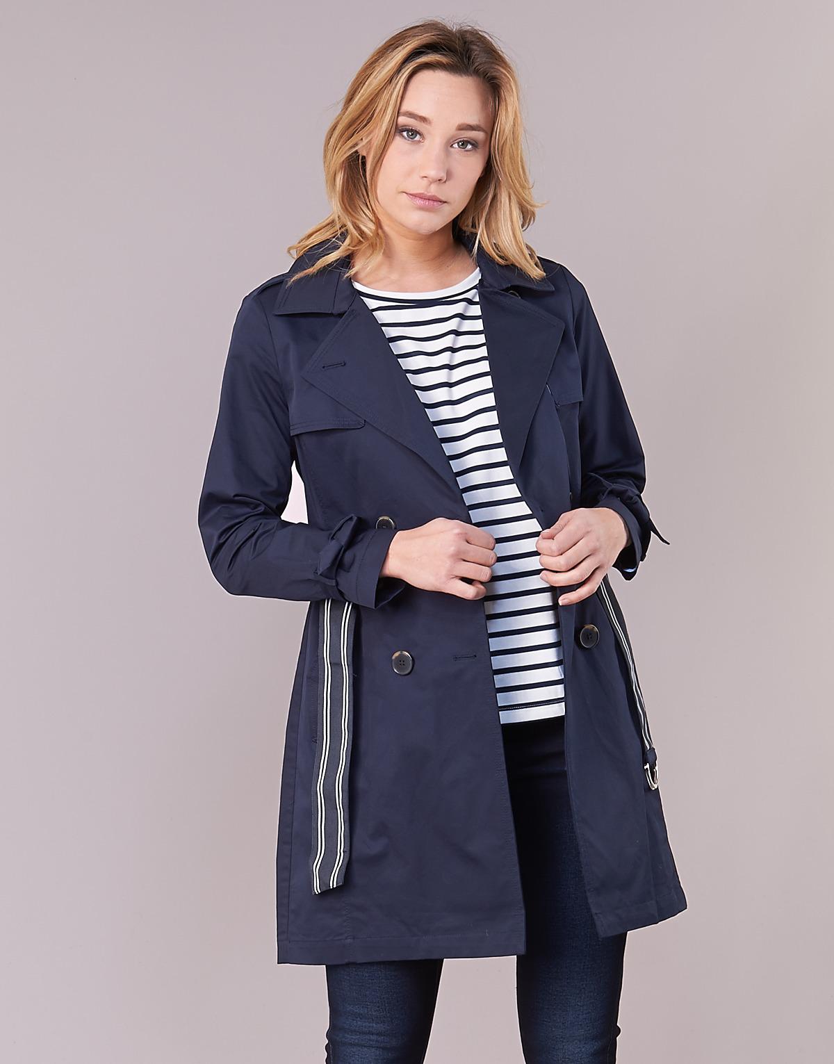 Esprit Opeto Women's Trench Coat In Blue Lyst