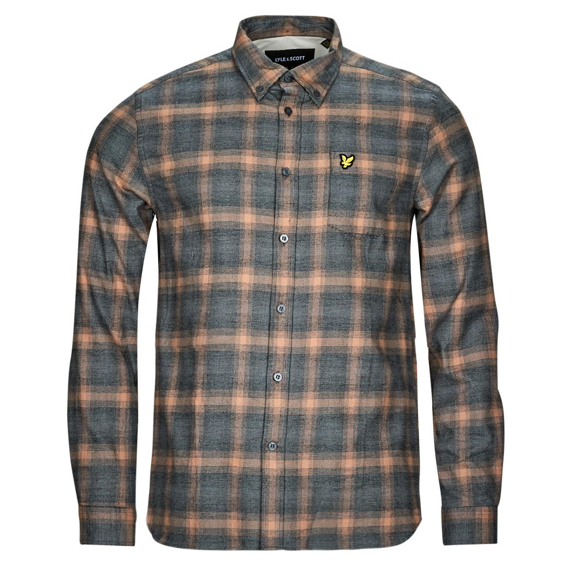 Chemise Casual Homme Lyle & Scott En Coton - Taille L (étiquette XL) - Manches Longues