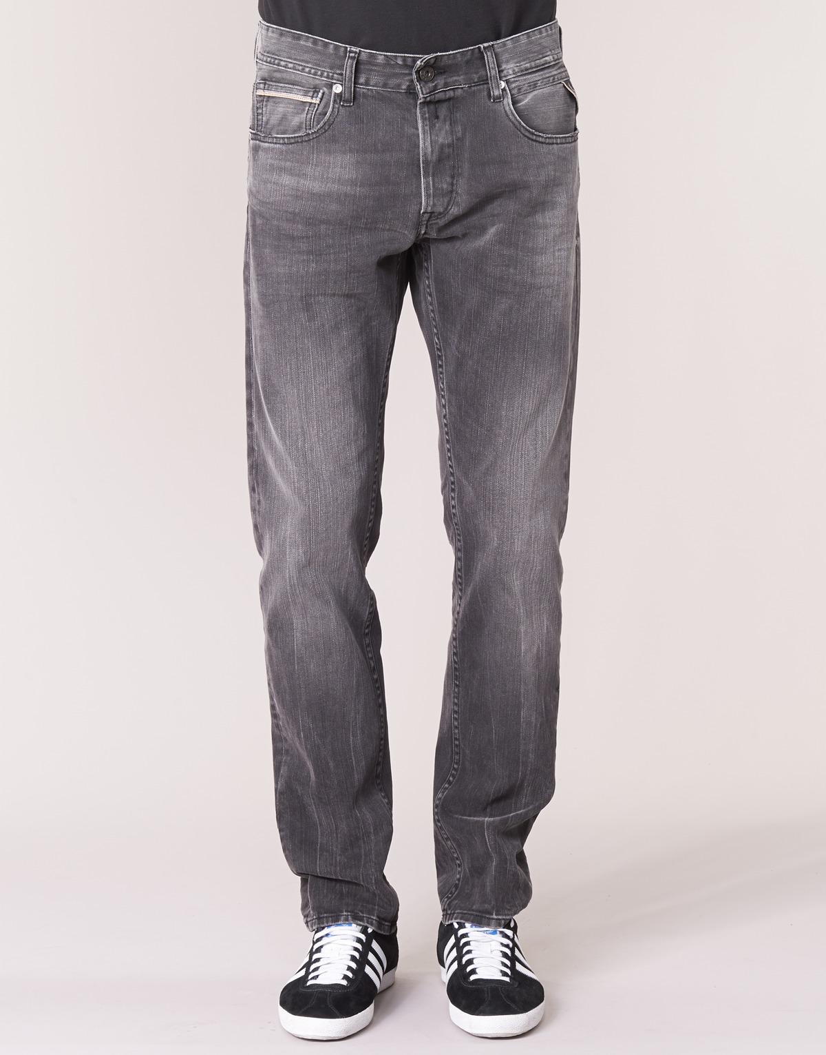 mens grey replay jeans