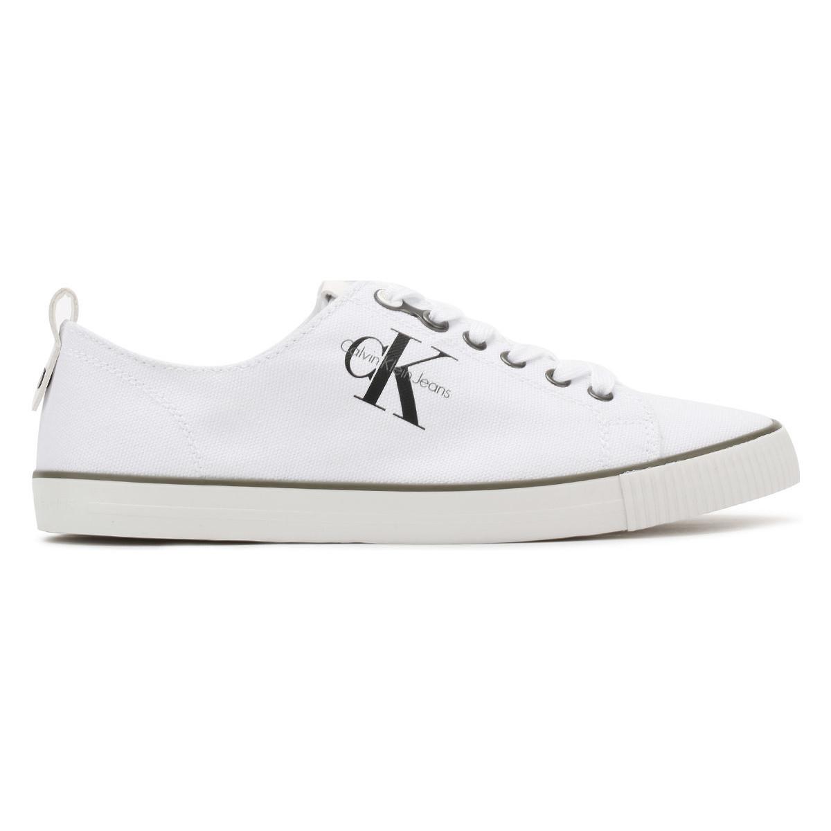 calvin klein dora canvas trainers