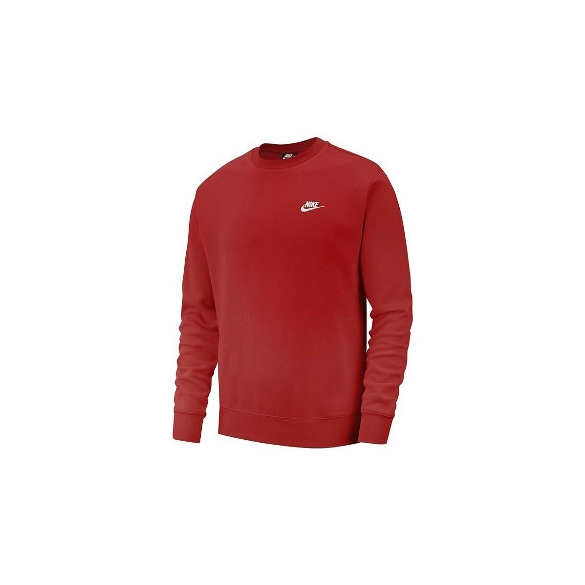 Sweat-shirt SWEAT CLUB CREW BB / ROUGE Nike pour homme en coloris Rouge |  Lyst