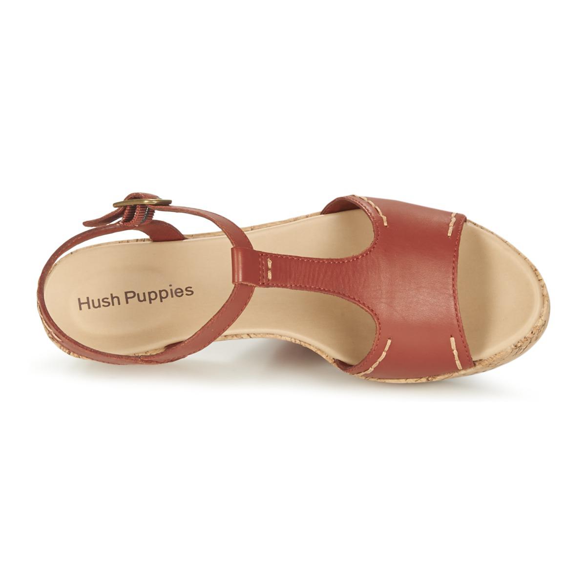 Hush Puppies Leather Blakely Durante Women's Sandals In Red Lyst