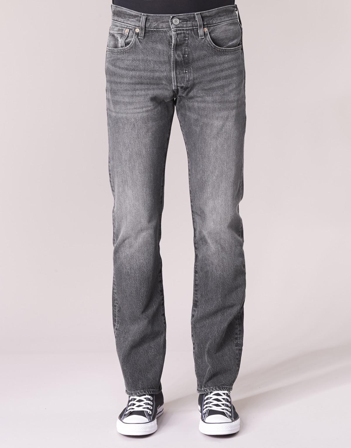 Levi's Denim 501 Levi's Original Fit Jeans in Grey (Grey) for Men - Lyst