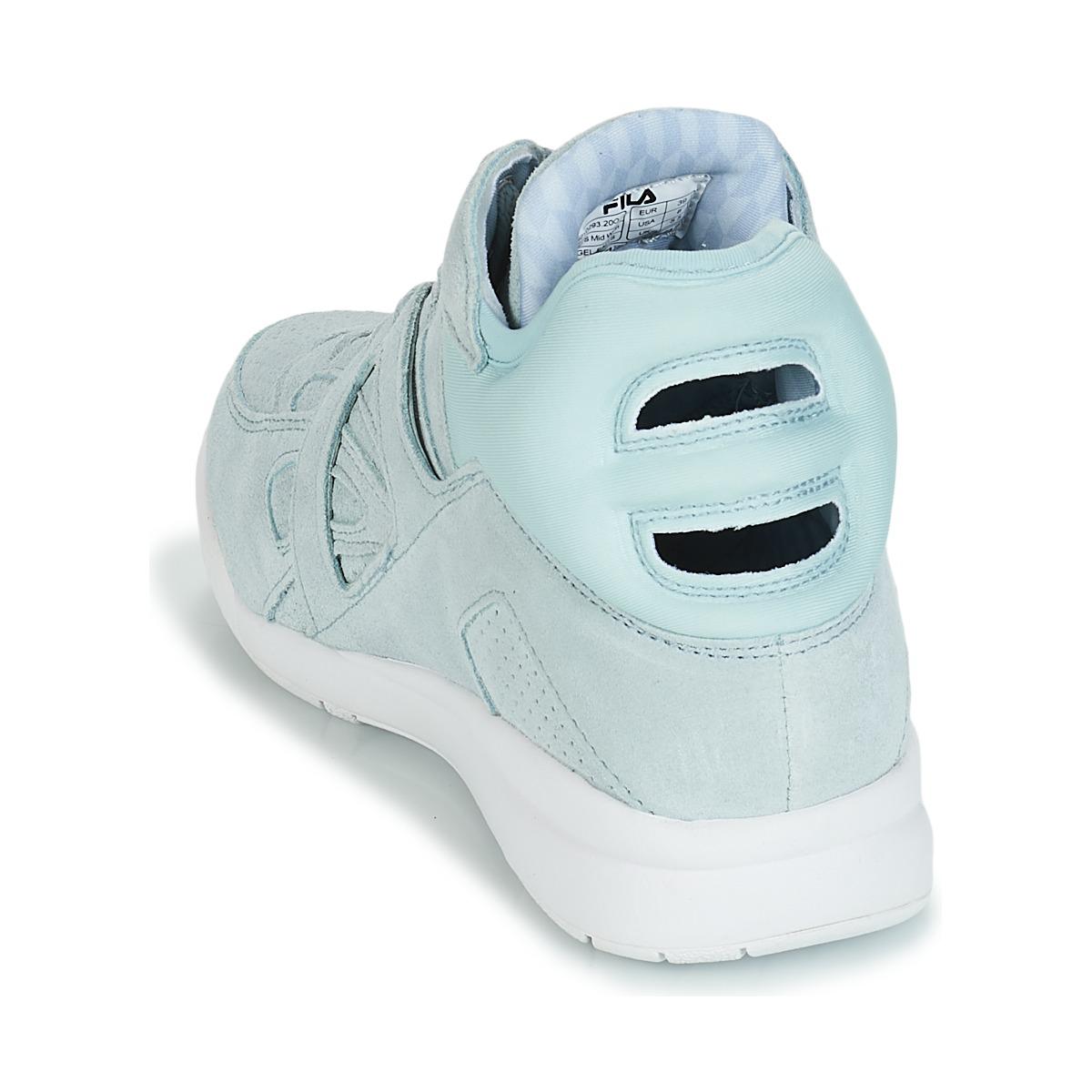 Fila Cage S Mid Wmn Women's Shoes (trainers) In Blue - Lyst