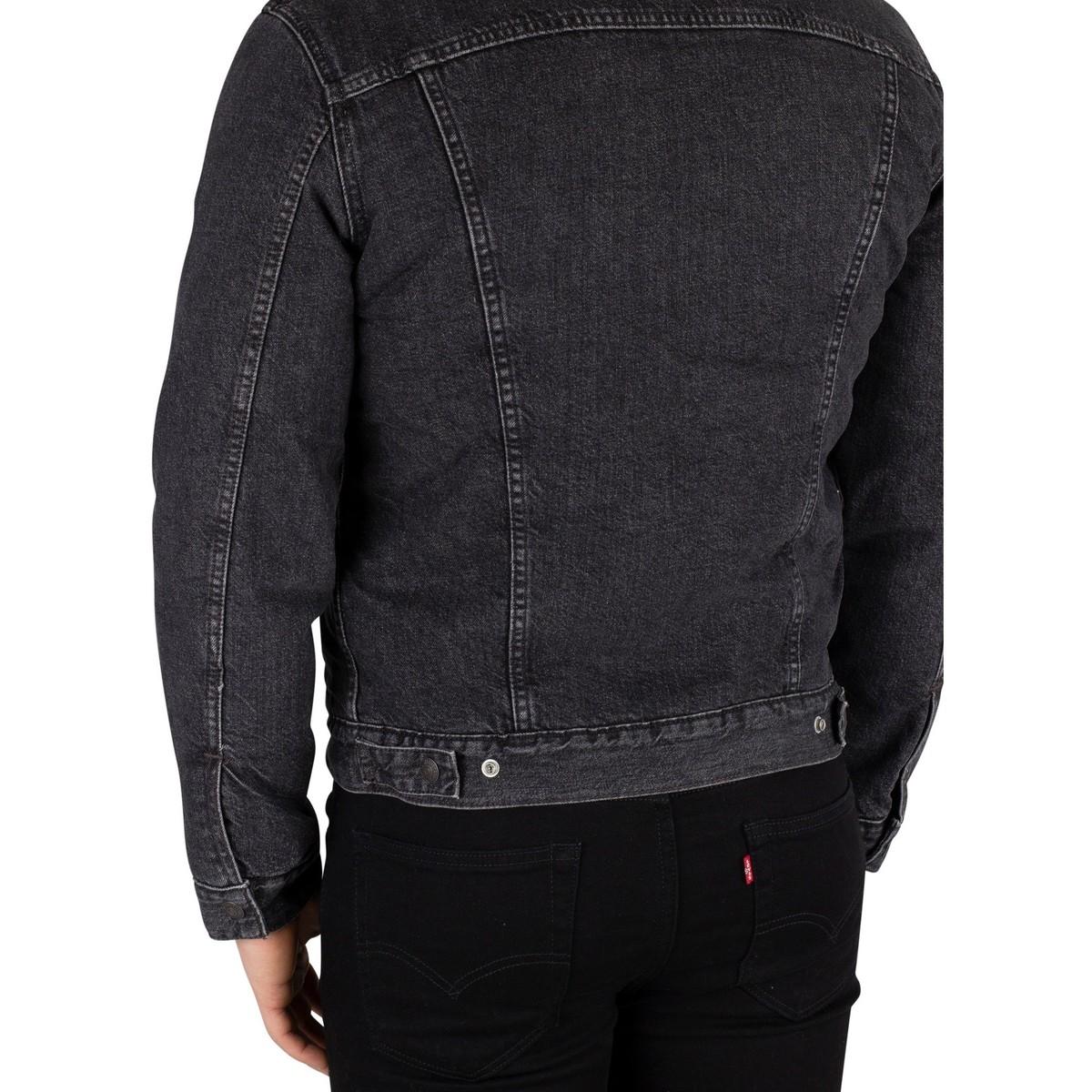 levis jacket grey