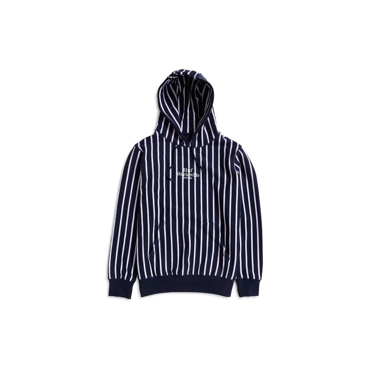 huf sutter stripe pullover hoodie