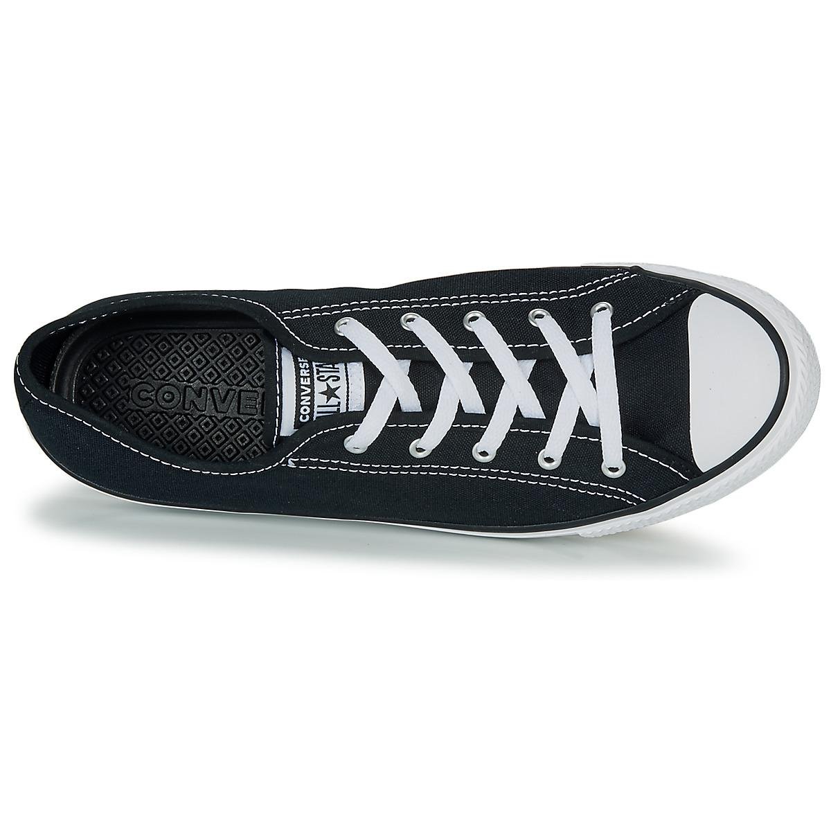 converse chuck taylor all star dainty trainers in black