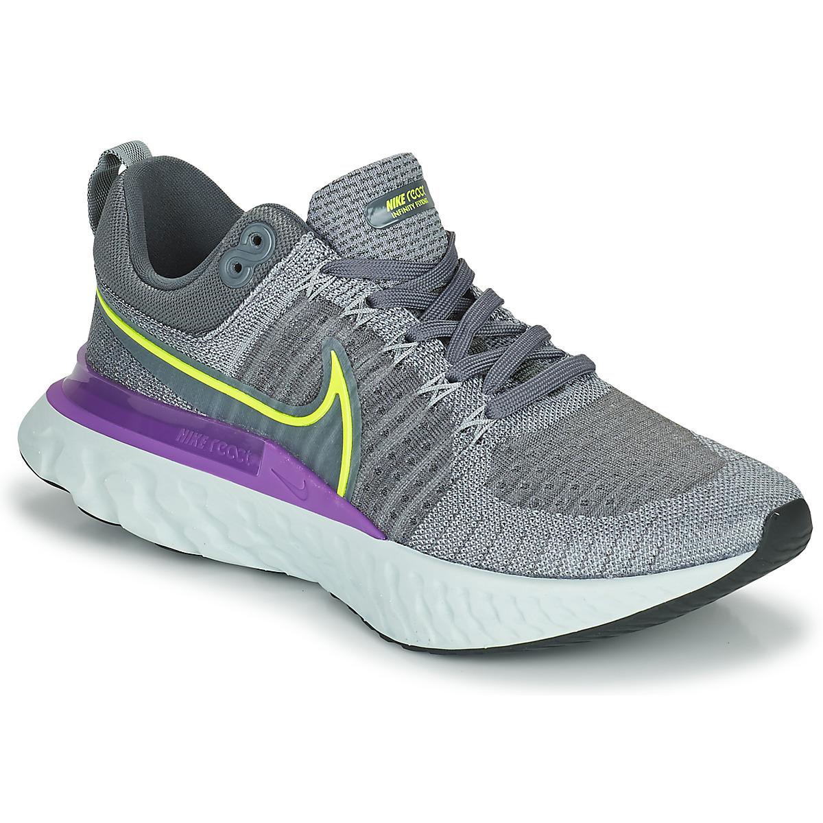 Nike Hardloopschoenen React Infinity Run Flyknit 2 in het Grijs voor heren  - Lyst