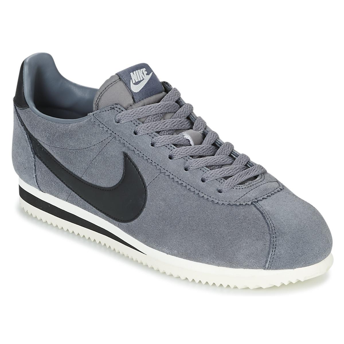 mens grey nike cortez