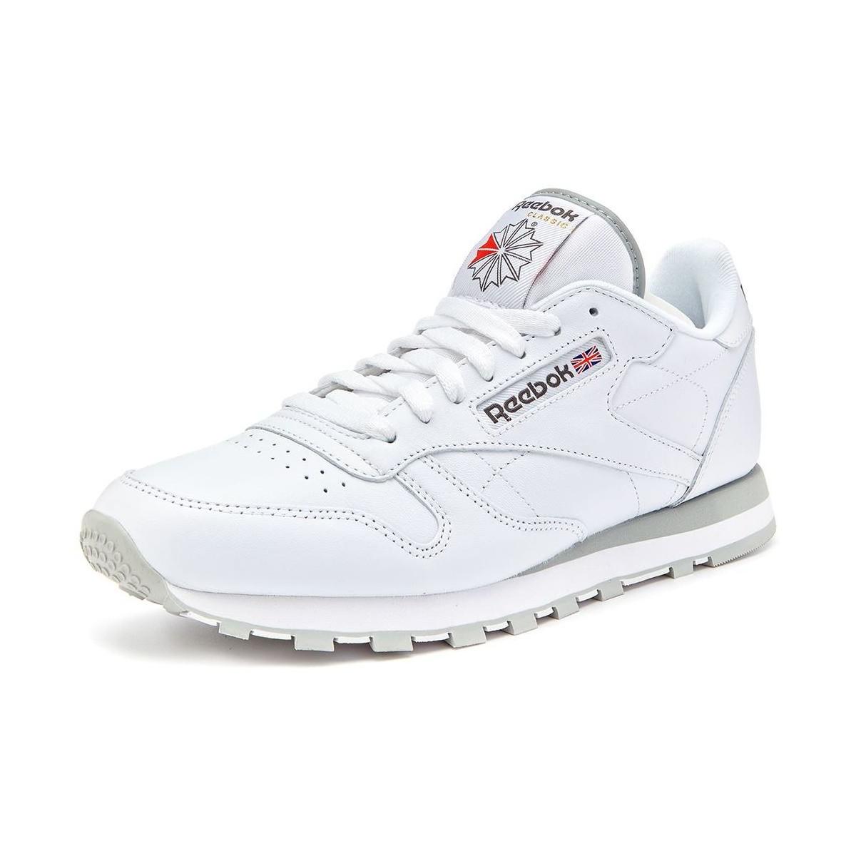 reebok classic white retro trainers