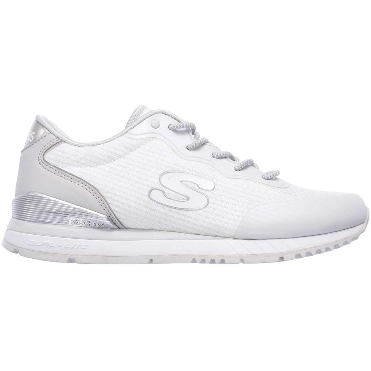 womens white sketchers