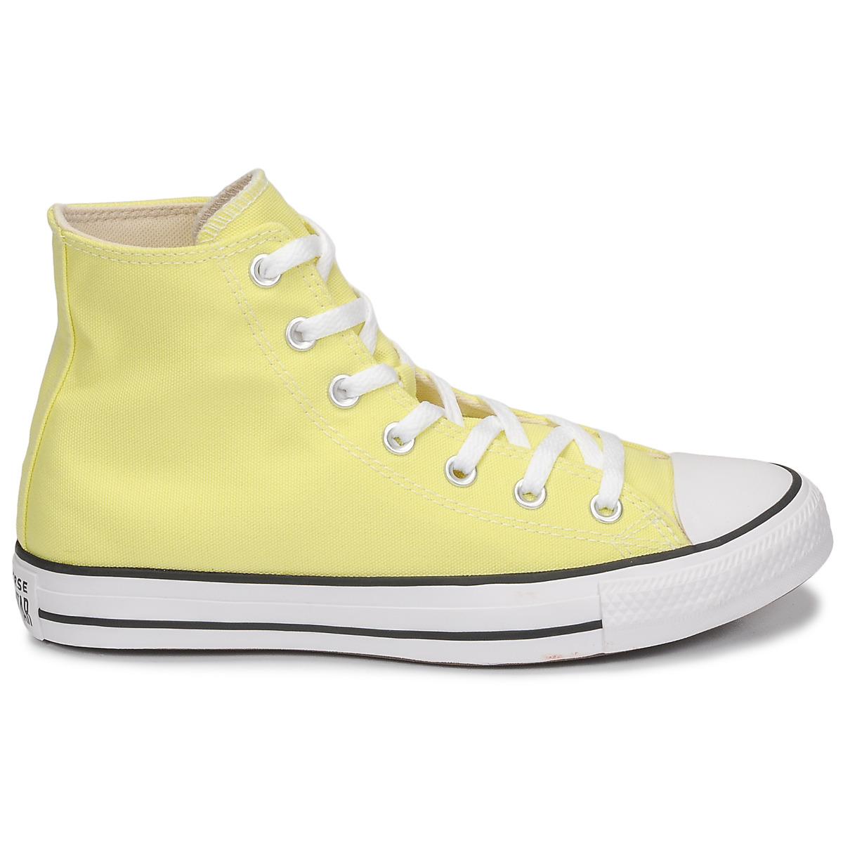 converse yellow high top