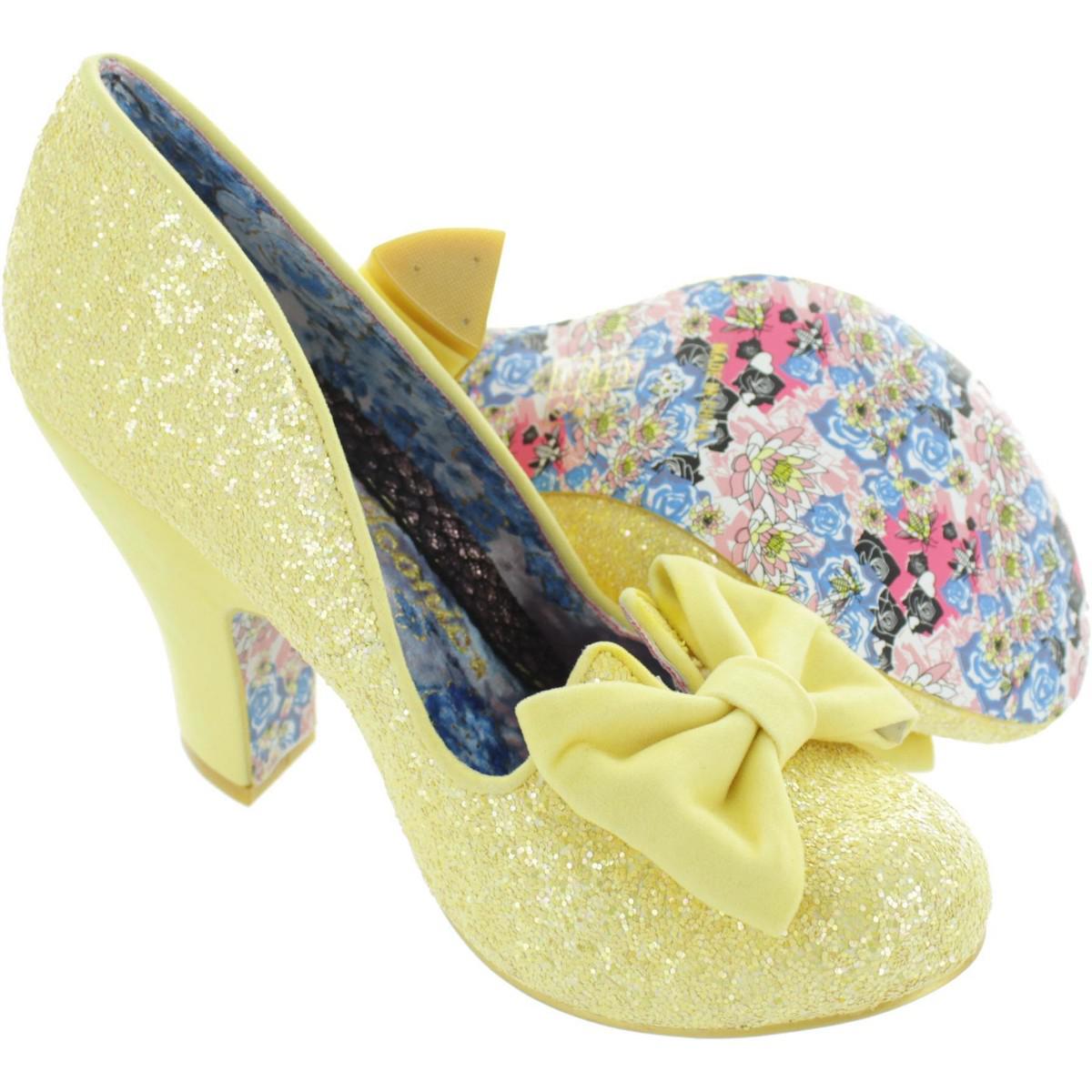 irregular choice nick of time yellow