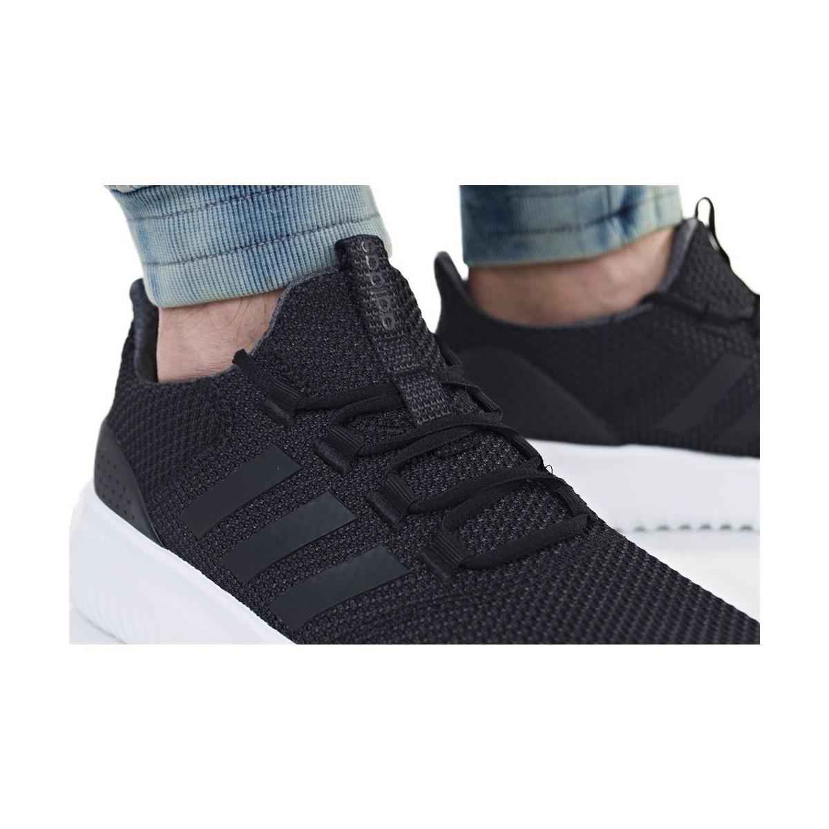 adidas cloudfoam ultimate mens trainers black