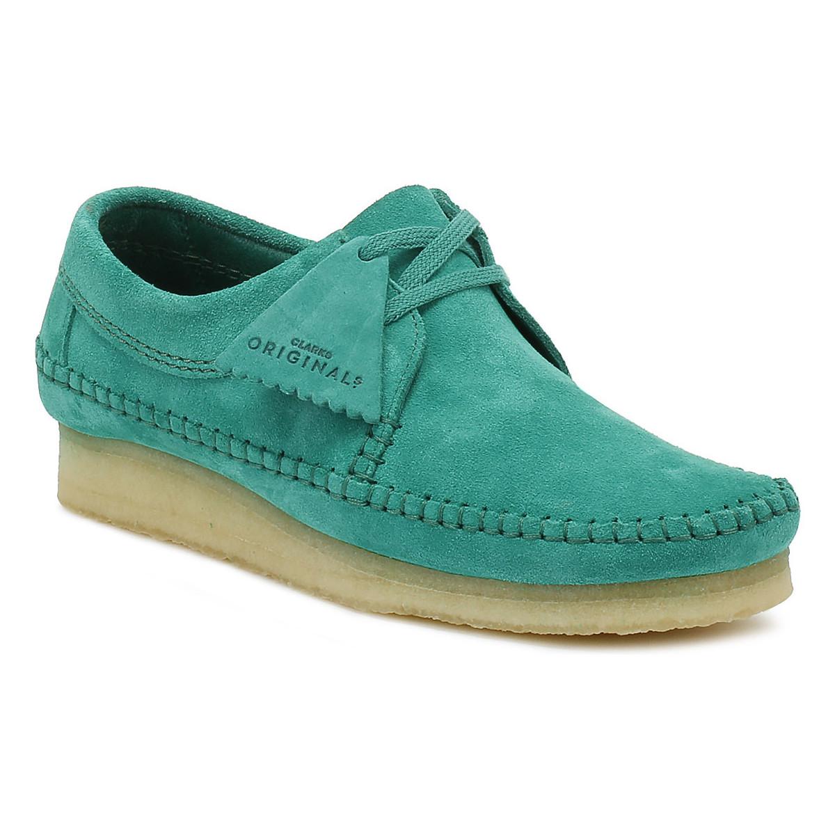 clarks green shoes