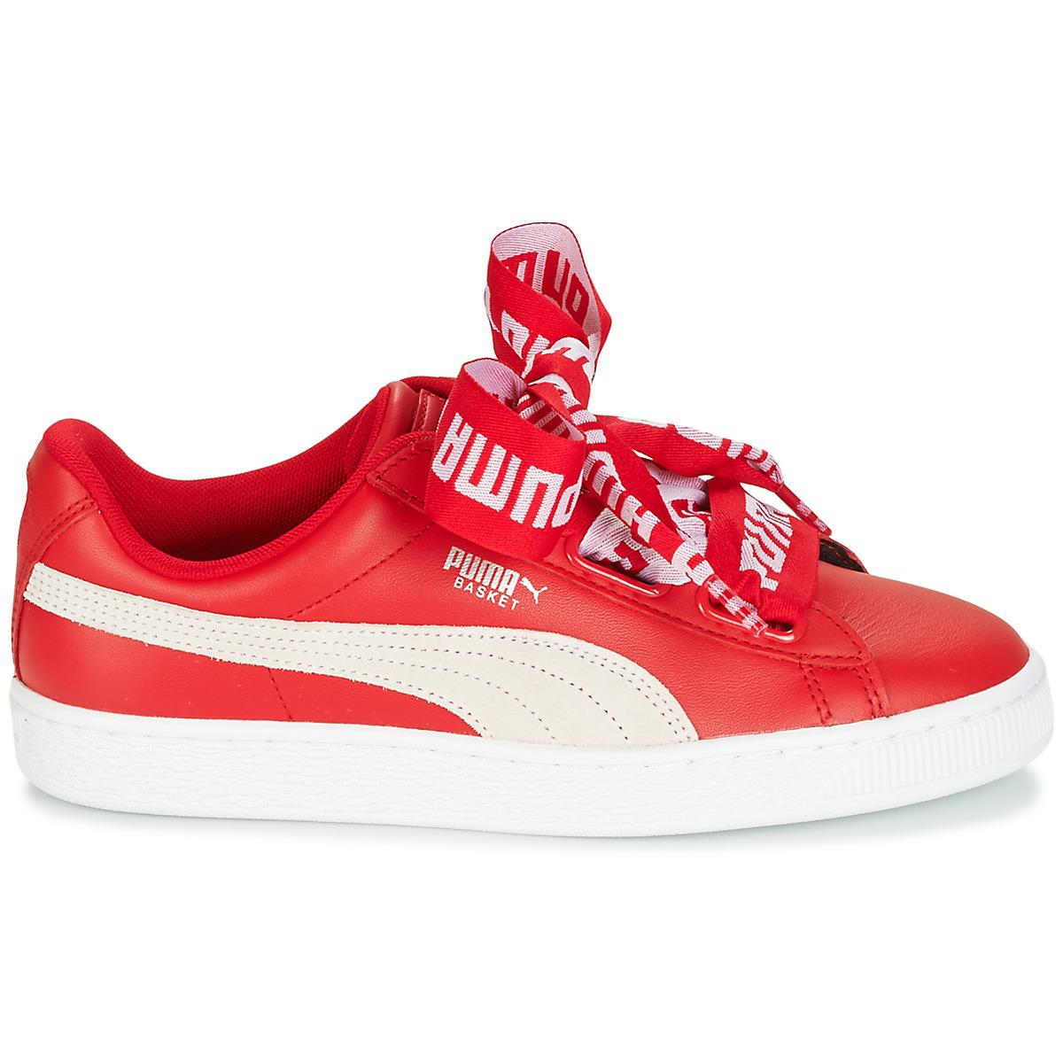 PUMA Trainers in Red/White (Red) - Lyst