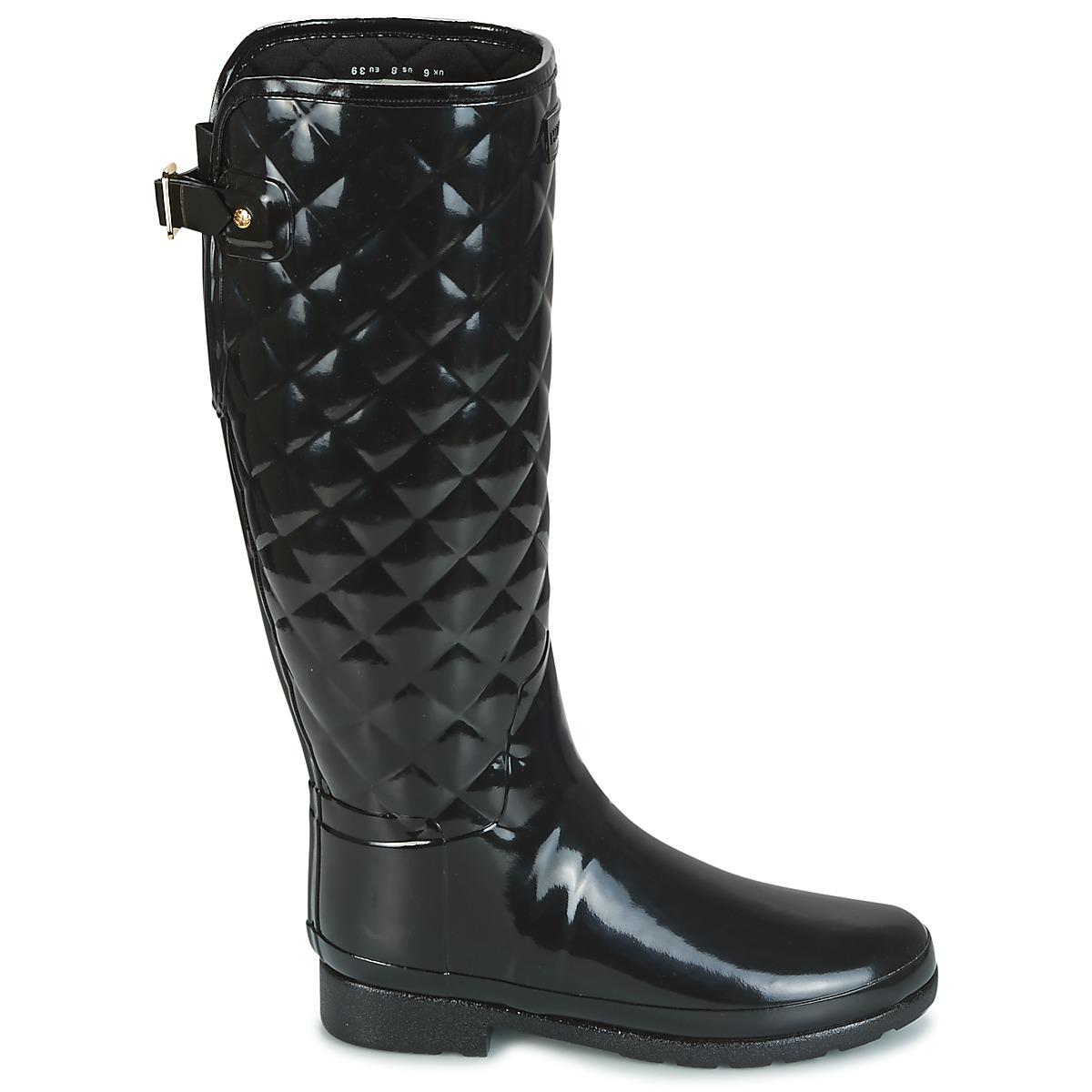 quilted hunter wellies