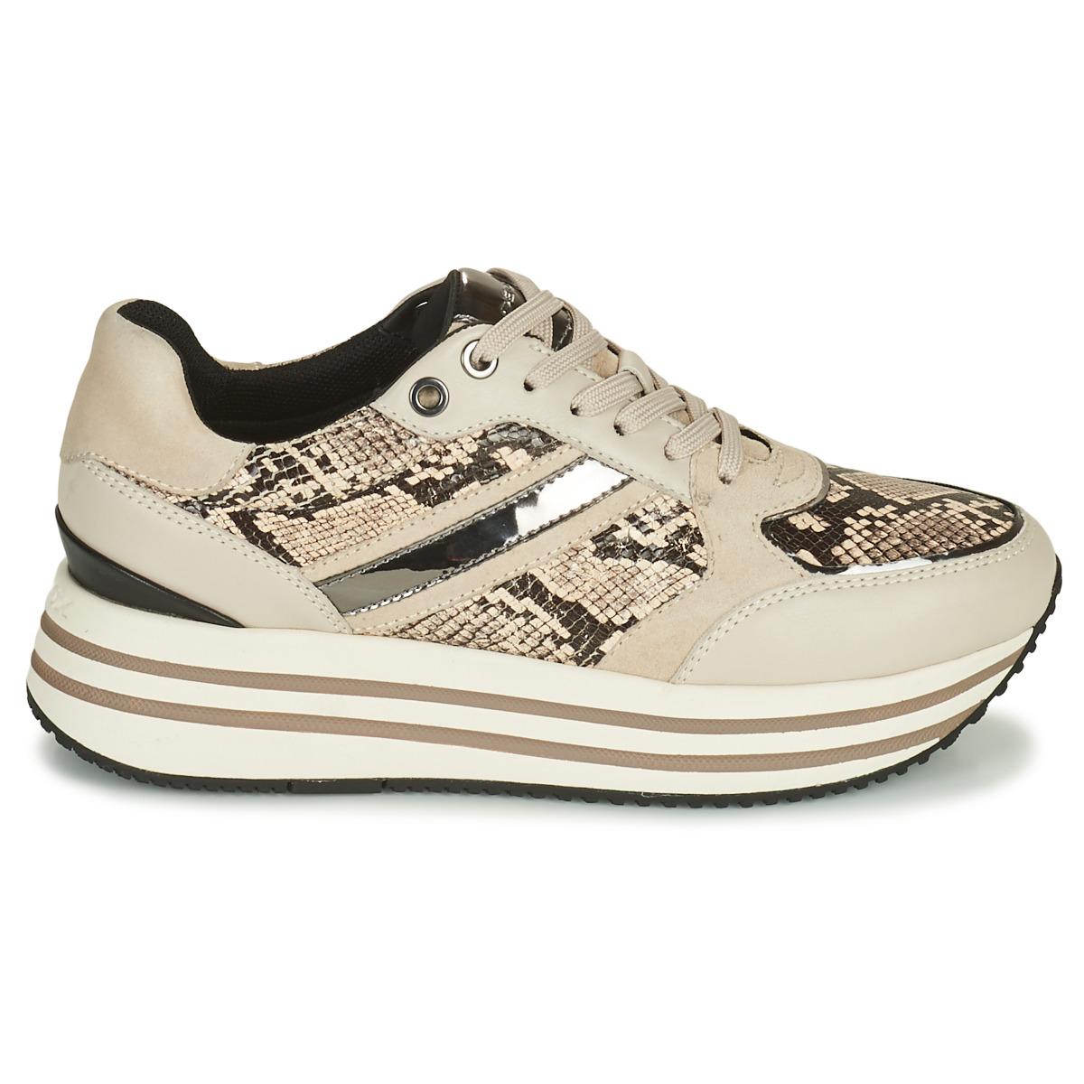 Geox Kency Shoes (trainers) in Beige (Natural) - Lyst