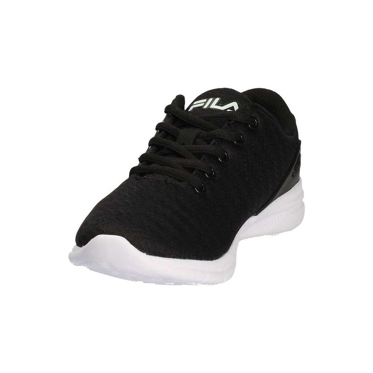 fila black womens trainers
