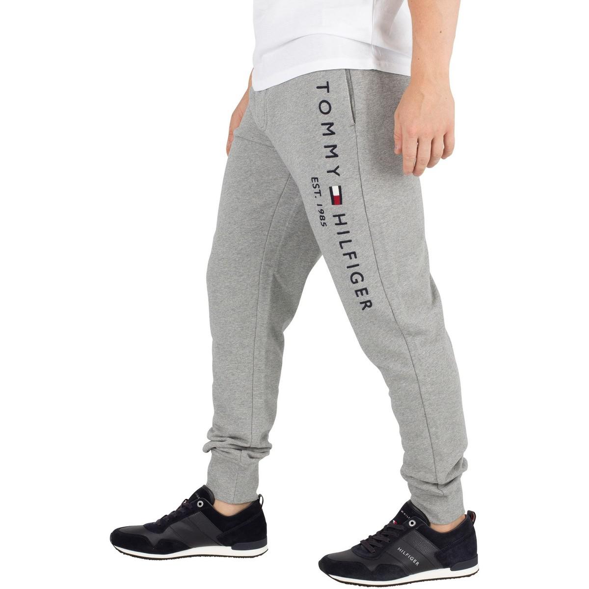 grey joggers branded