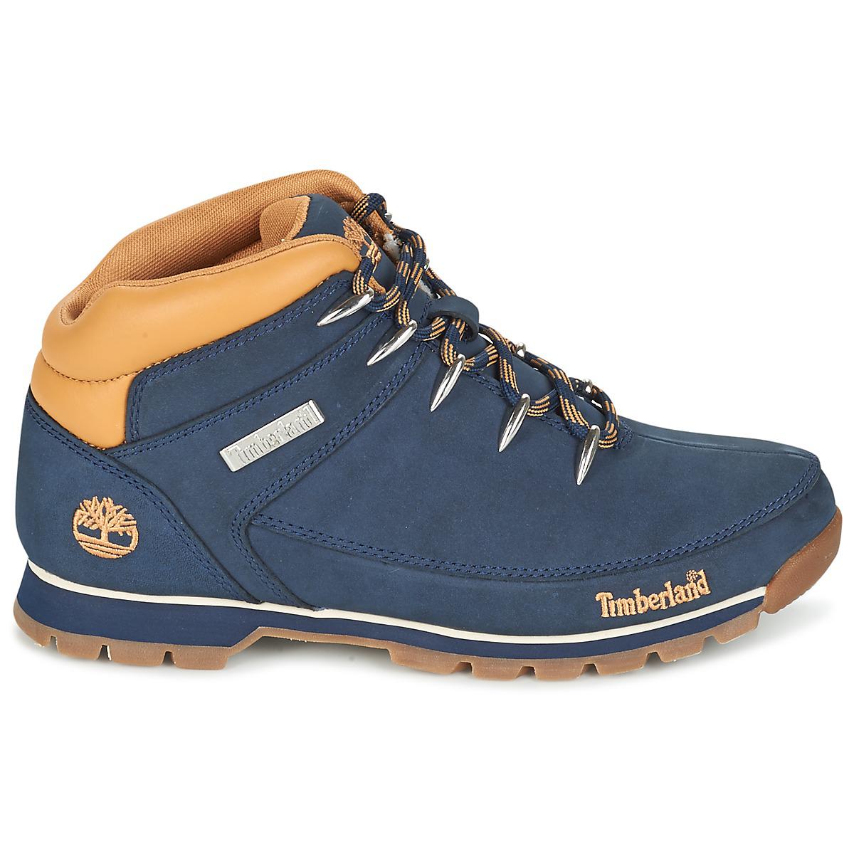 timberland euro sprint hiker blue
