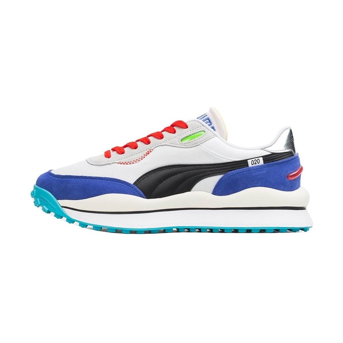 Puma Synthetic Rider 0 Ride On In White Blue For Men Save 86 Lyst