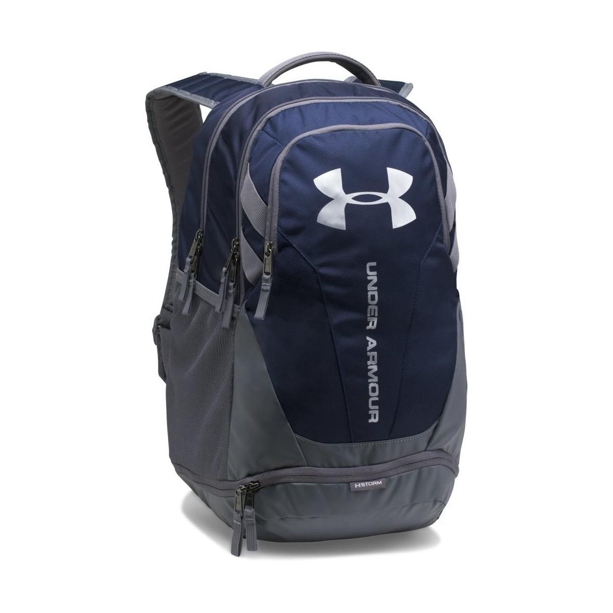 under armour blue and grey backpack