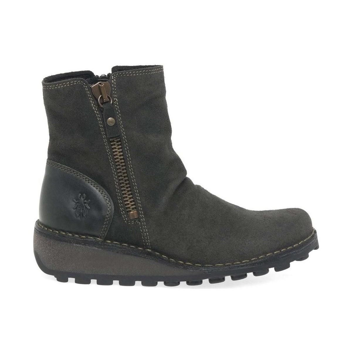 fly london grey ankle boots