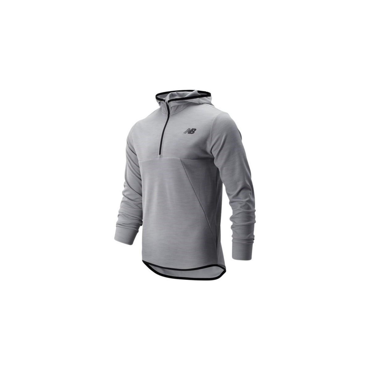 new balance tenacity hooded quarter zip