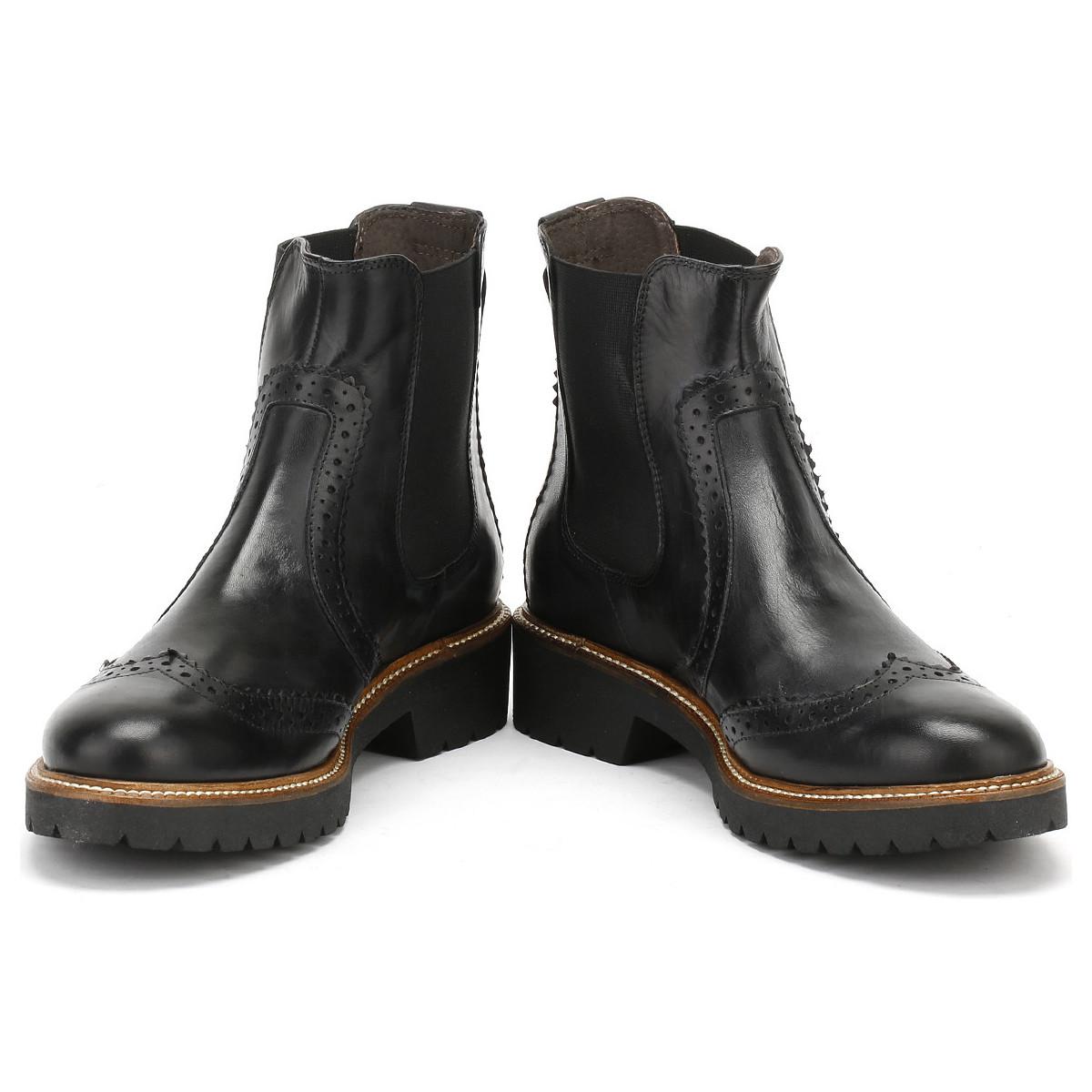 brogue chelsea boots womens