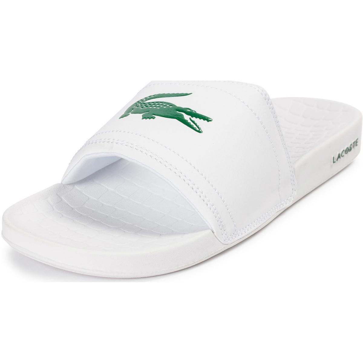 claquette lacoste blanche Today's Deals- OFF-68% >Free Delivery