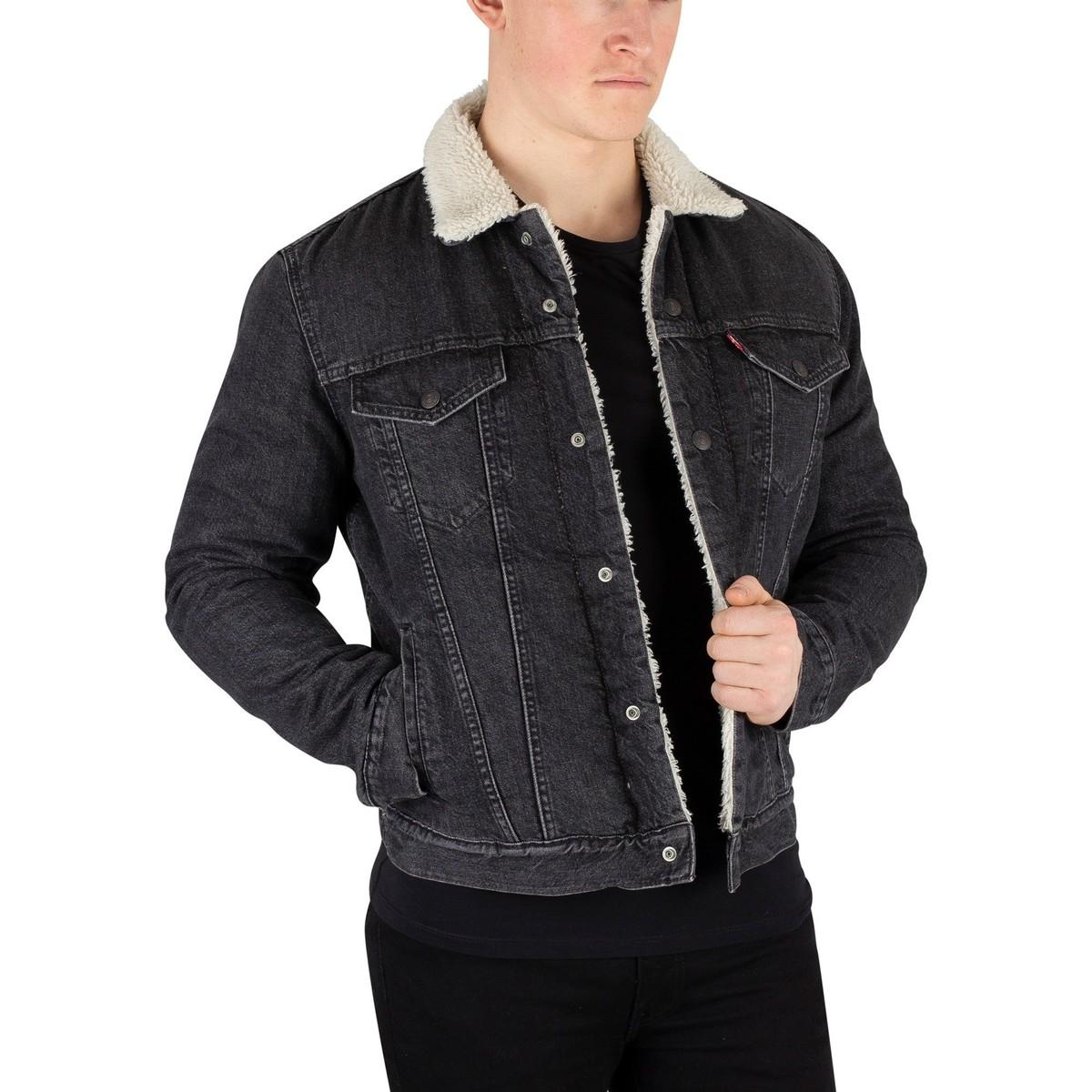Levi's Type 3 Sherpa Jacket in Grey 