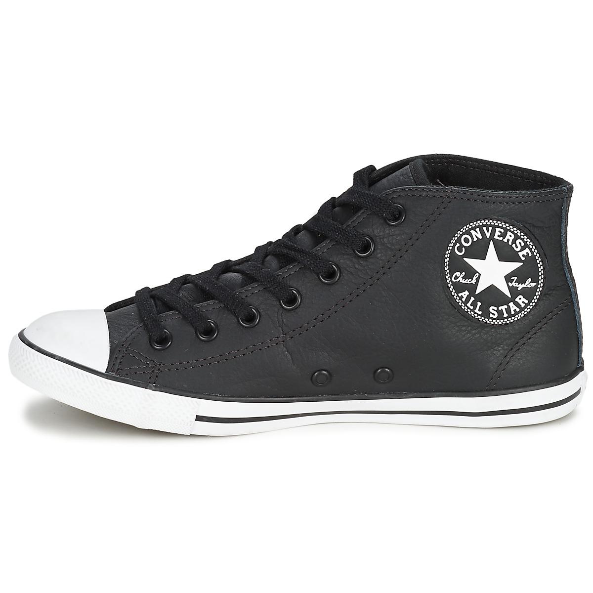 converse mid dainty leather