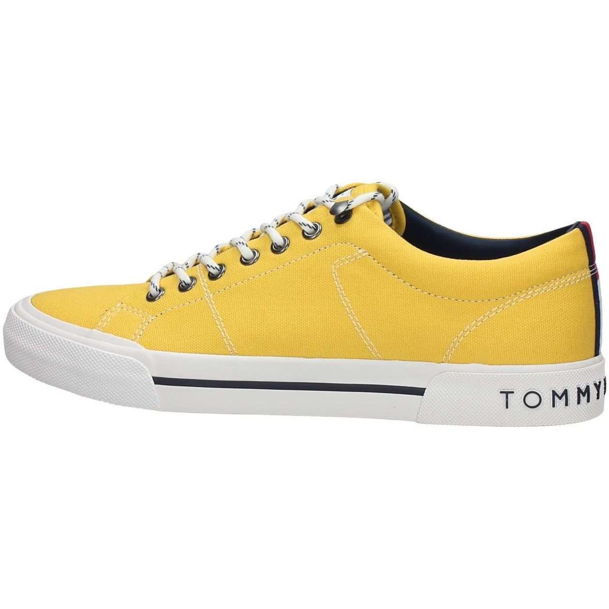 tommy hilfiger yellow shoes with bow