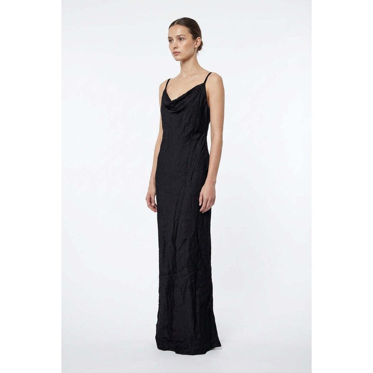 Robe Bershka à Carreaux Noir Et Blanc – Taille S – Manches Longues, Coupe A-Line