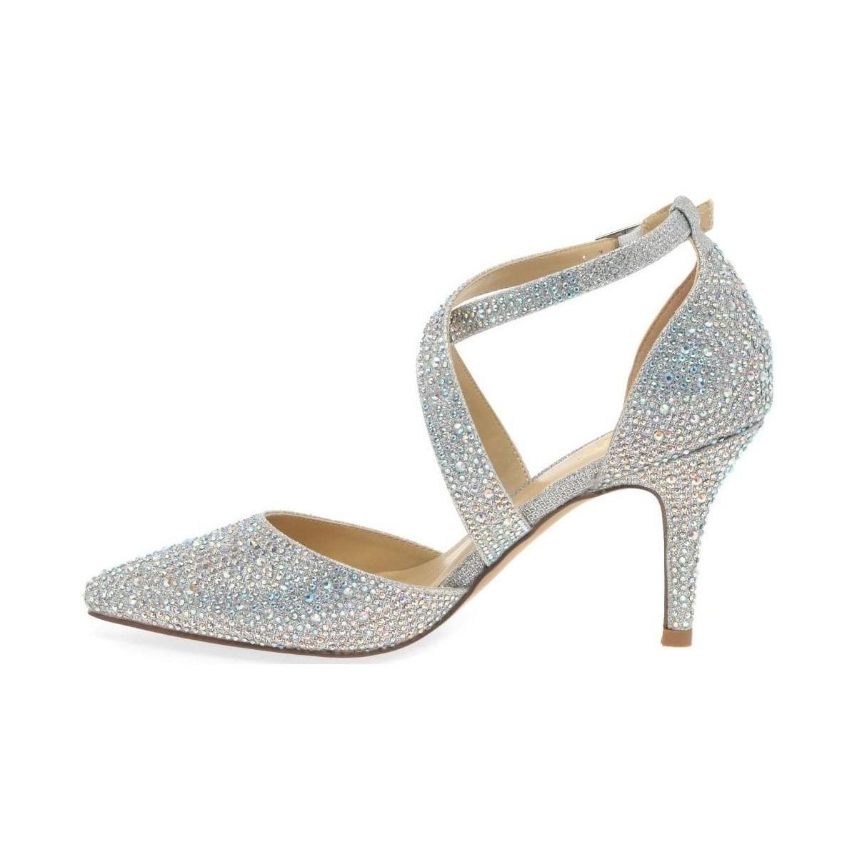 lotus silver court shoes