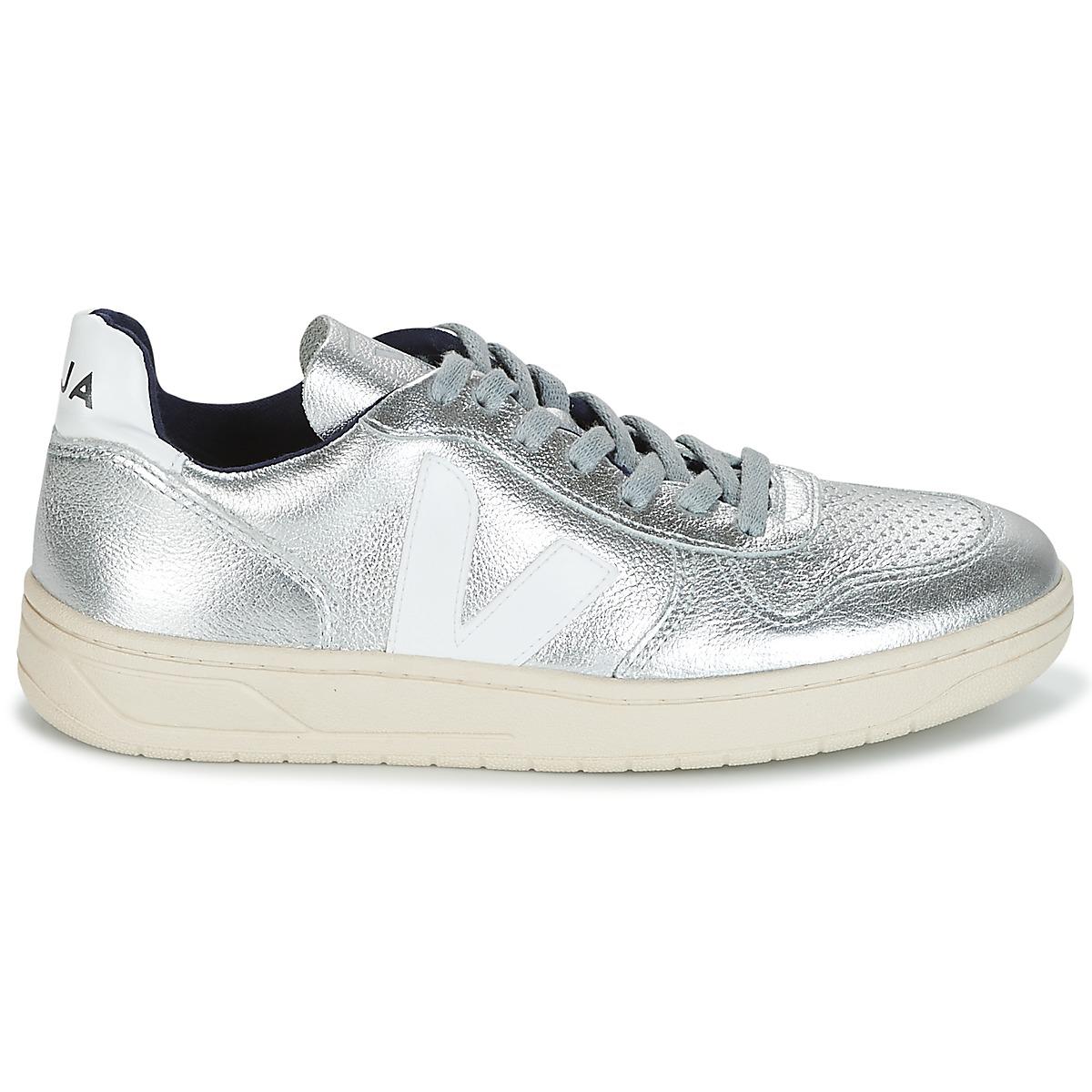 m&s silver trainers