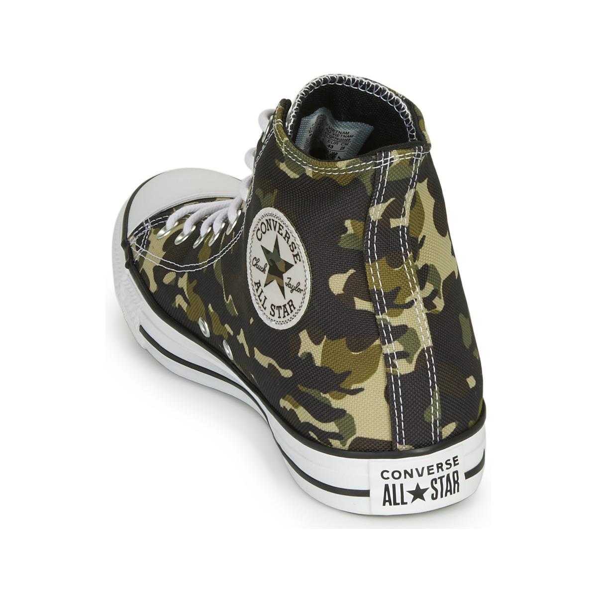 camo converse high tops