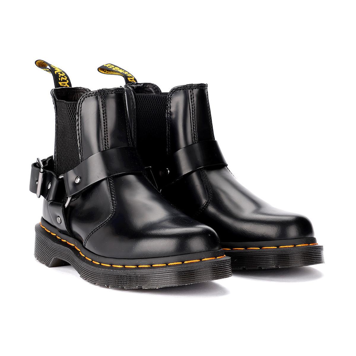 Dr. Martens Leather Wincox Chelsea in Black | Lyst UK