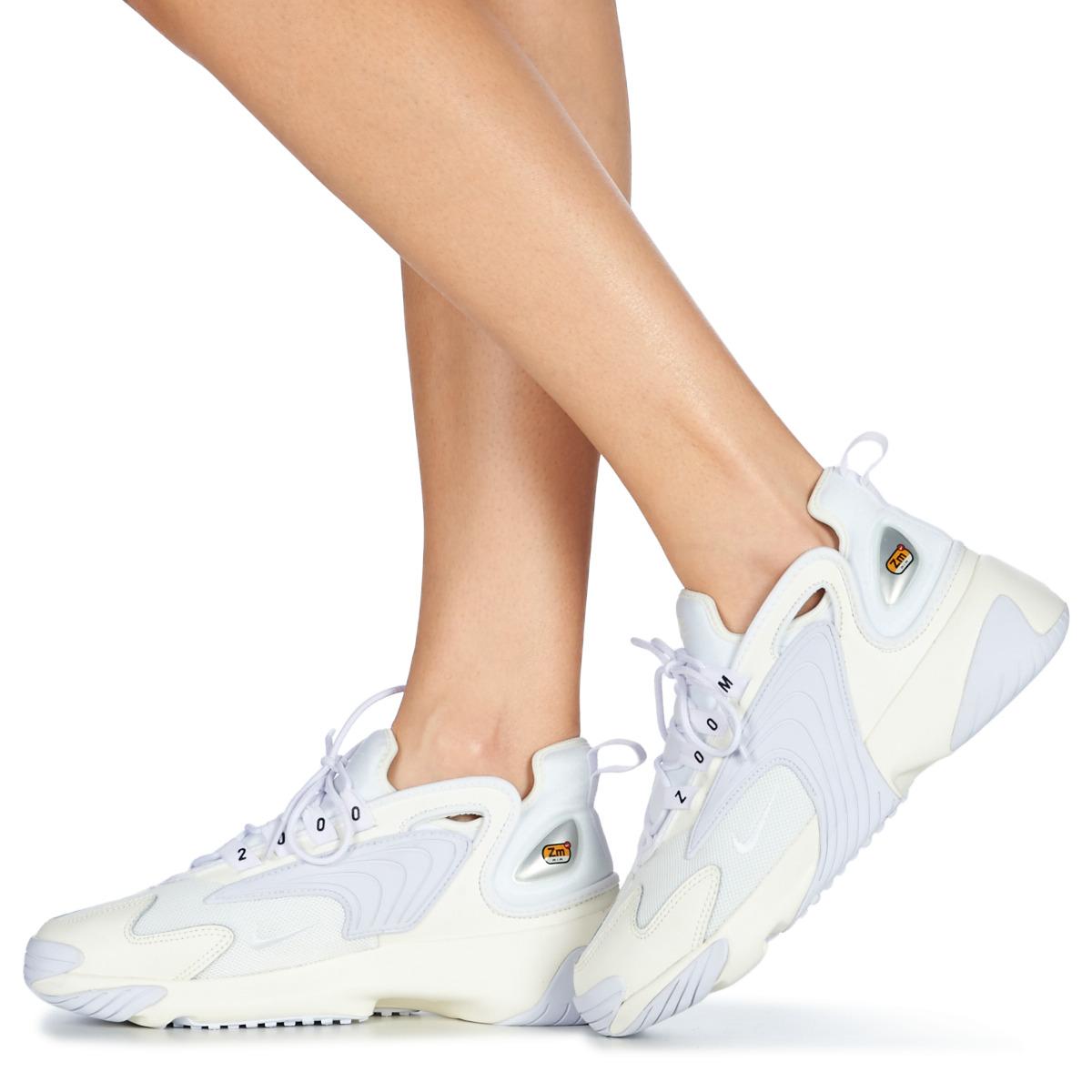 ZOOM 2K W femmes Chaussures en Blanc Cuir Nike en coloris Blanc - Lyst