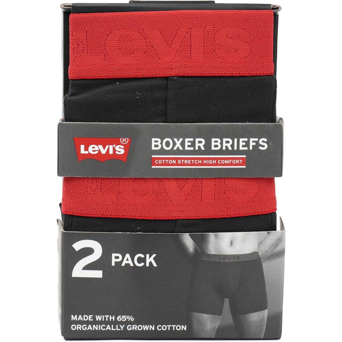 Lot De 4 Boxers Levi's Homme - Confort Coton Stretch Et Style Vintage Iconique