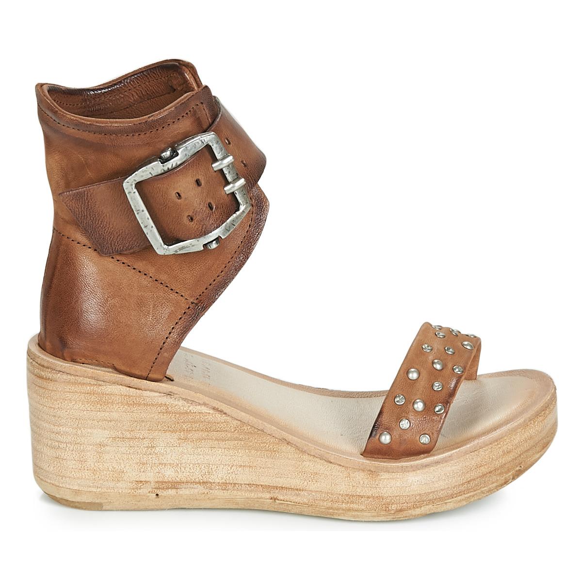 A.s.98 Leather Noa Clou Women's Sandals In Brown - Lyst