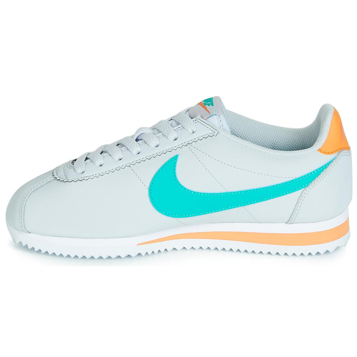 nike cortez Leather Grijs