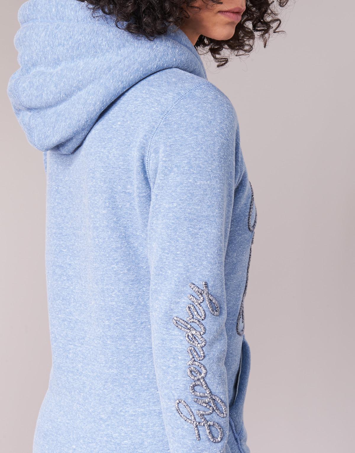 superdry aria applique borg hoodie