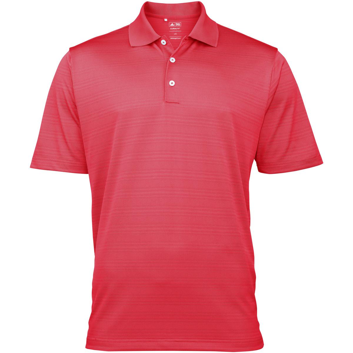adidas Golf Climalite Mens Textured Solid Polo Shirt Men's Polo Shirt