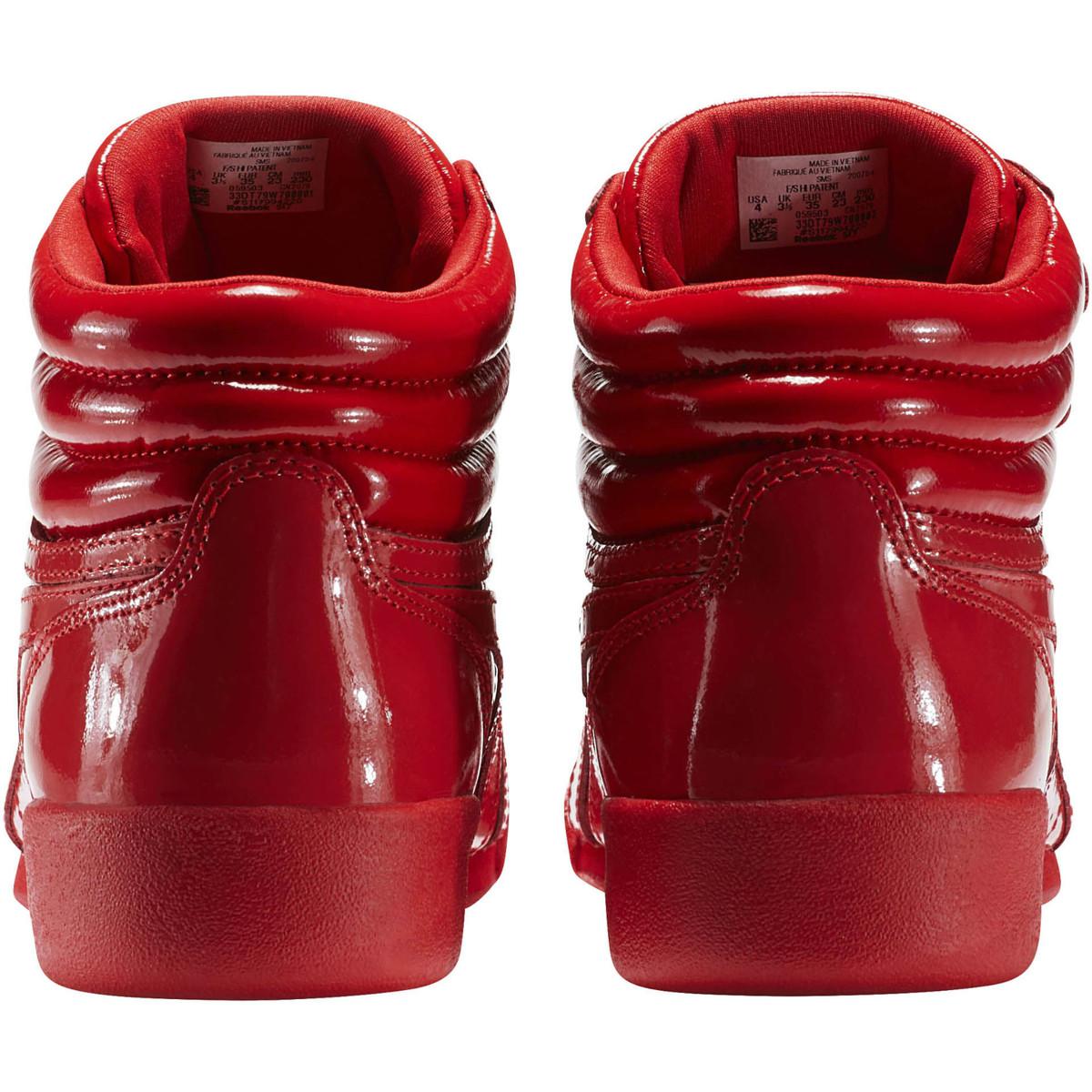 reebok freestyle hi patent red