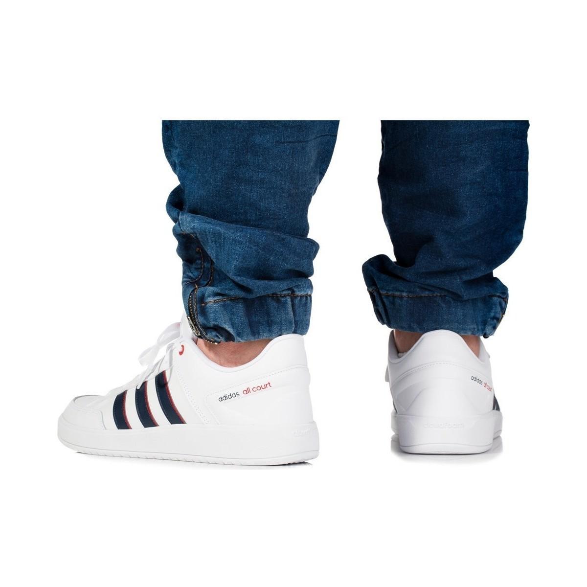 adidas cf all court white