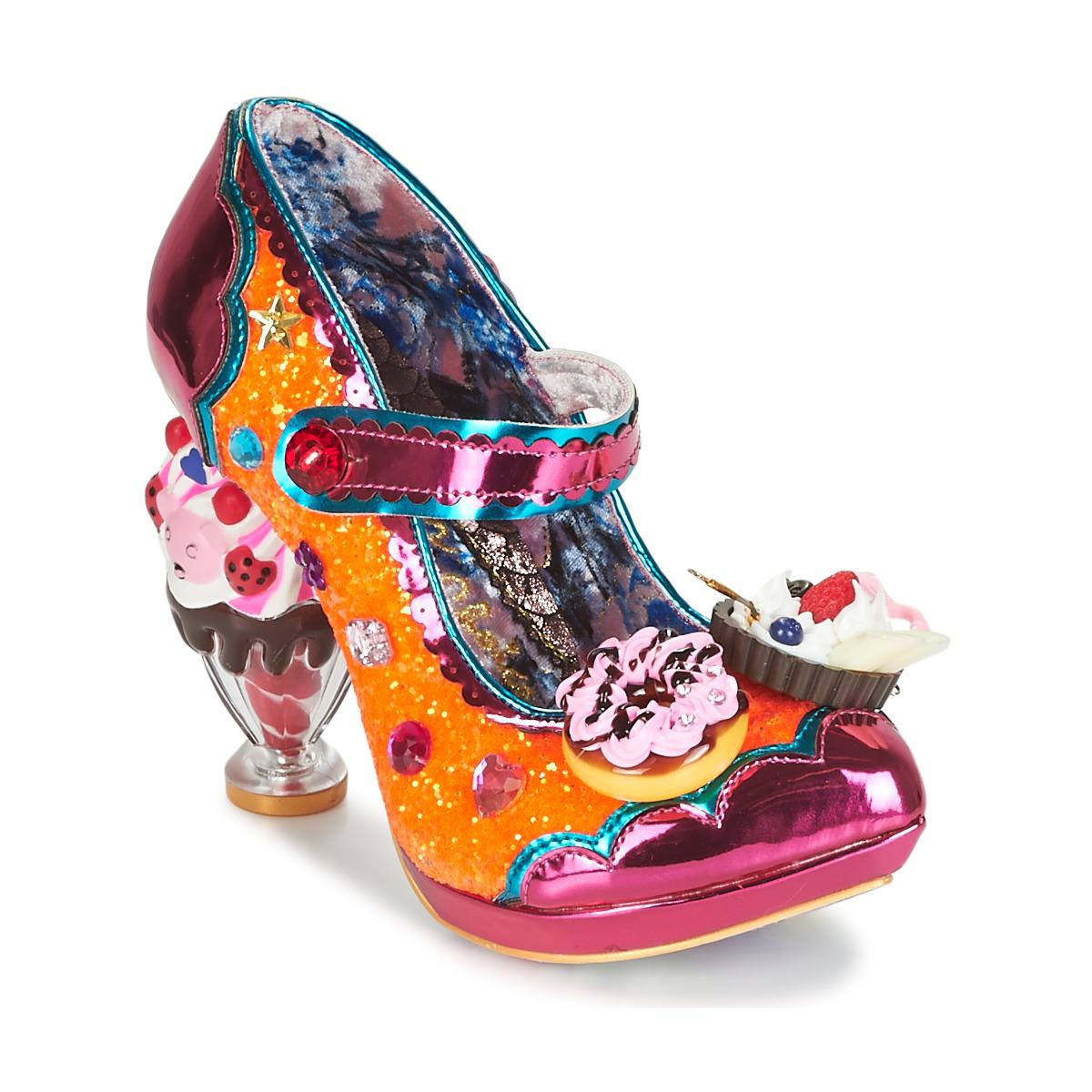 orange irregular choice shoes