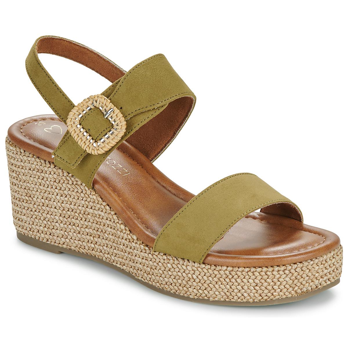 Sandales compensees Marco Tozzi pour femme Reductions en ligne jusqu a 49 Lyst